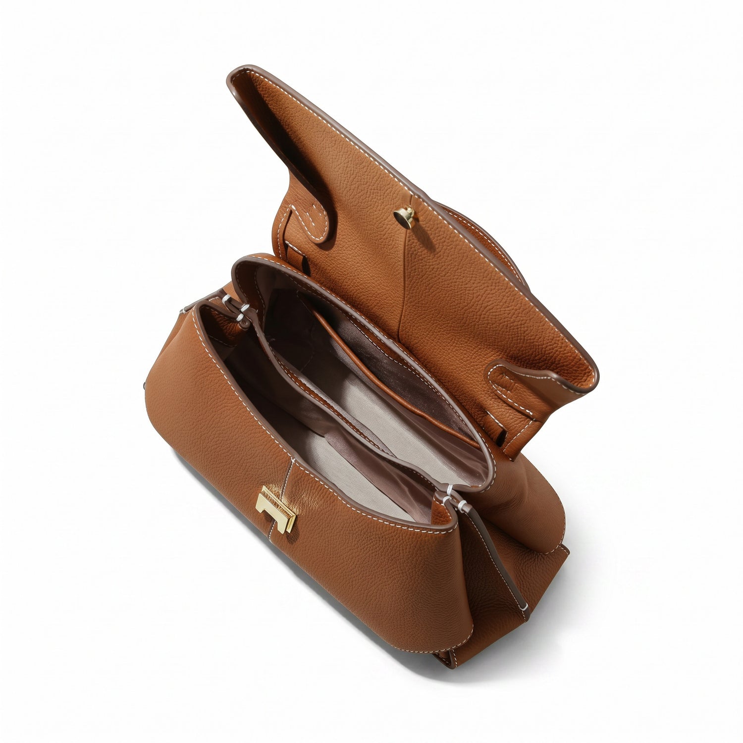 The Artigiana — Genuine Leather Shoulder Tote