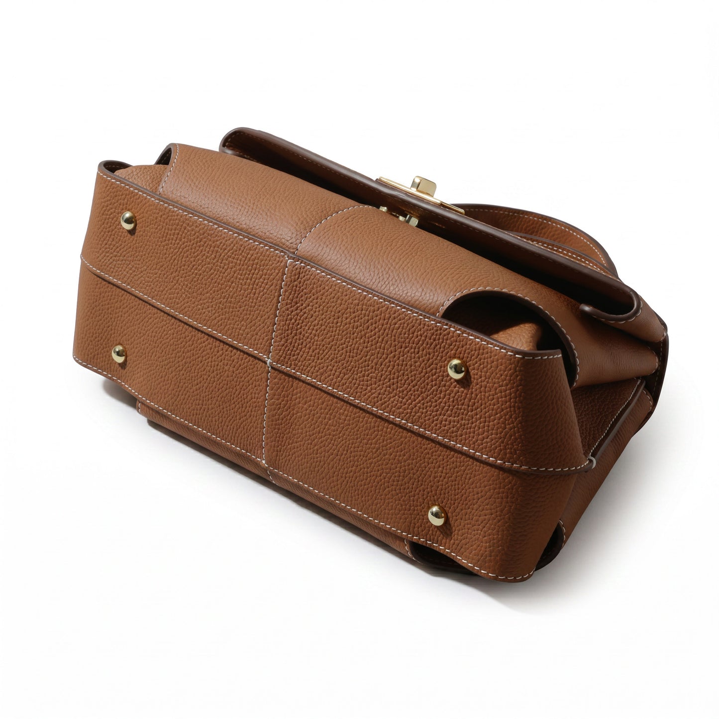 The Artigiana — Genuine Leather Shoulder Tote