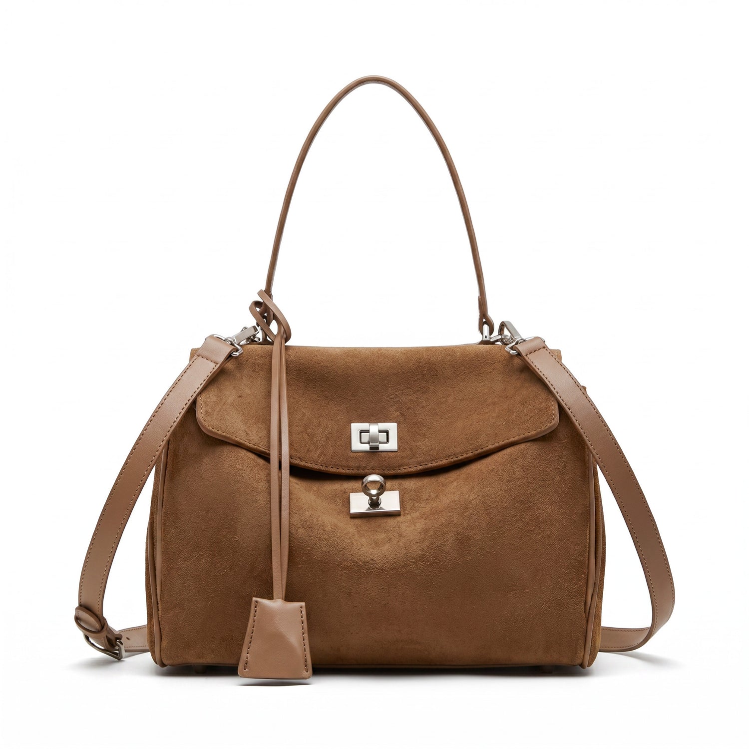 The Artigiana — Artisan Suede Tote